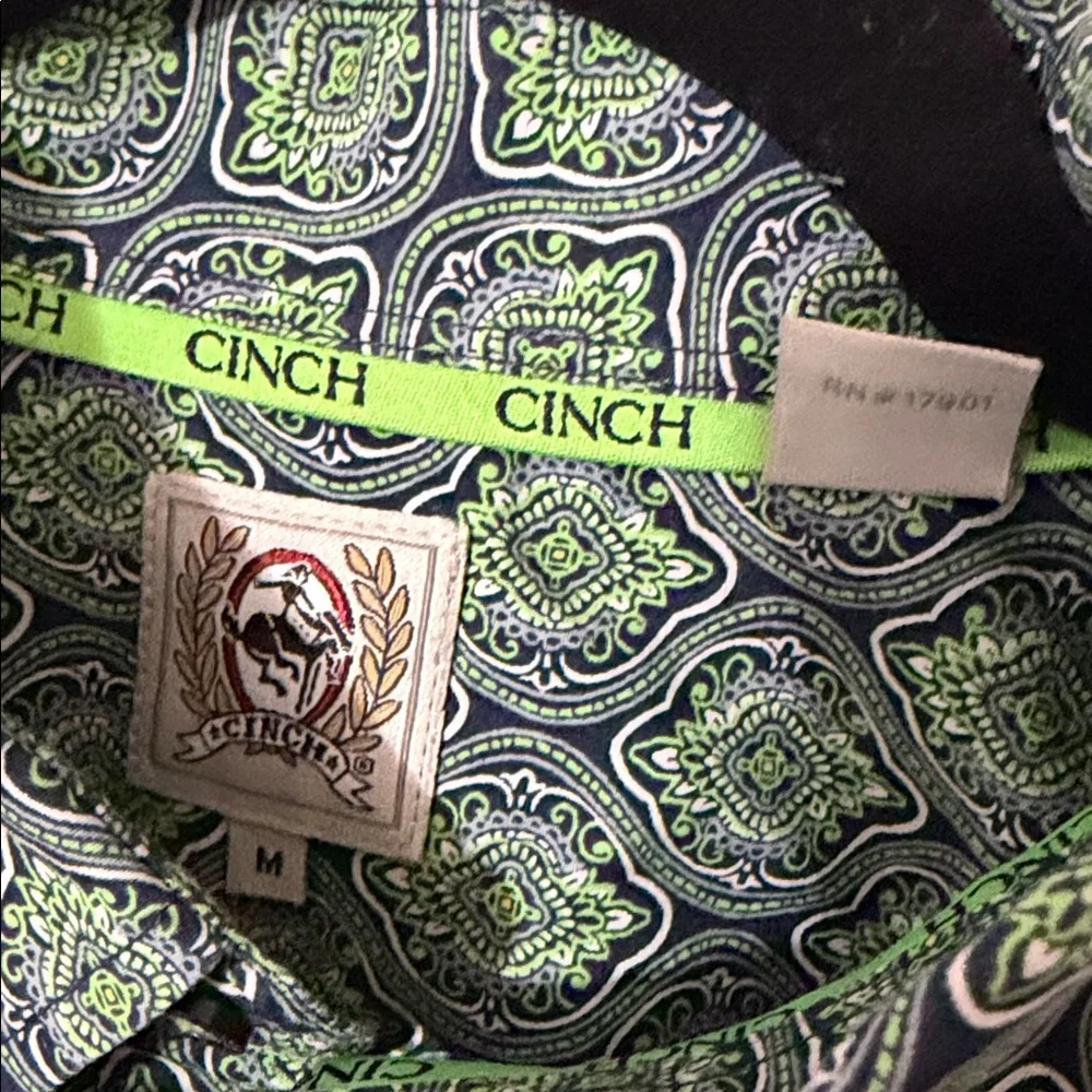 Cinch Men's button down long sleeve - Picture 3 of 5